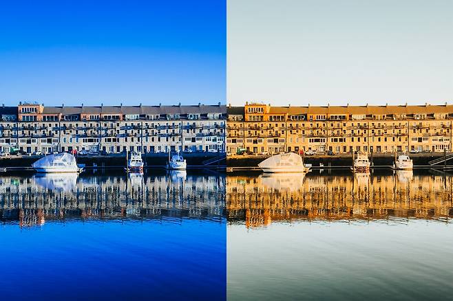 색감에 따라 사진은 느낌이 달라진다. 김성주 제공