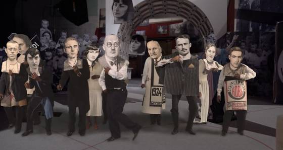 30일 서울시향과 협연할 켄트리지의 콜라주 애니메이션 ‘쇼스타코비치10: 다른 세상을 꿈꿀수 있었더라면’. [사진 GS아트센터]