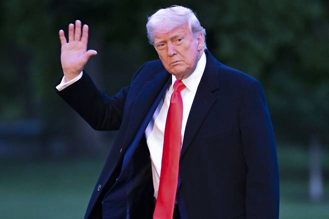 도널드 트럼프 미국 대통령. AP연합뉴스