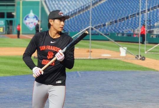 배팅 연습하는 이정후. 사진[워싱턴=연합뉴스]