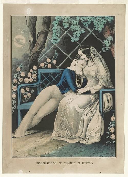 바이런을 묘사한 1848년 삽화.