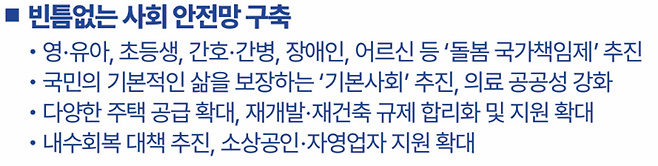 이재명 더불어민주당 대선 후보의 공약 [사진출처=공식 선거 책자]