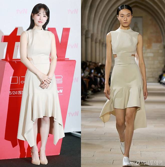 배우 박보영이 지난 21일 오후 서울 영등포CGV에서 진행된 tvN 토일드라마 '미지의 서울' 제작발표회에 참석했다. /사진=김휘선 기자, 아크리스