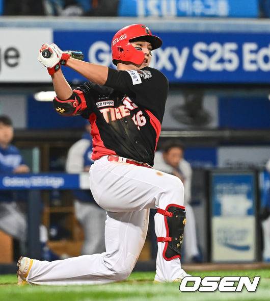 [OSEN=대구, 이석우 기자] KIA 타이거즈 오선우 012 2025.05.23 / foto0307@osen.co.kr
