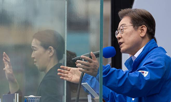 이재명 더불어민주당 대통령 후보. 뉴스1