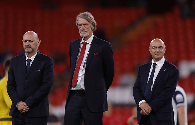 짐 랫클리프 맨체스터 유나이티드 구단주.     로이터연합뉴스