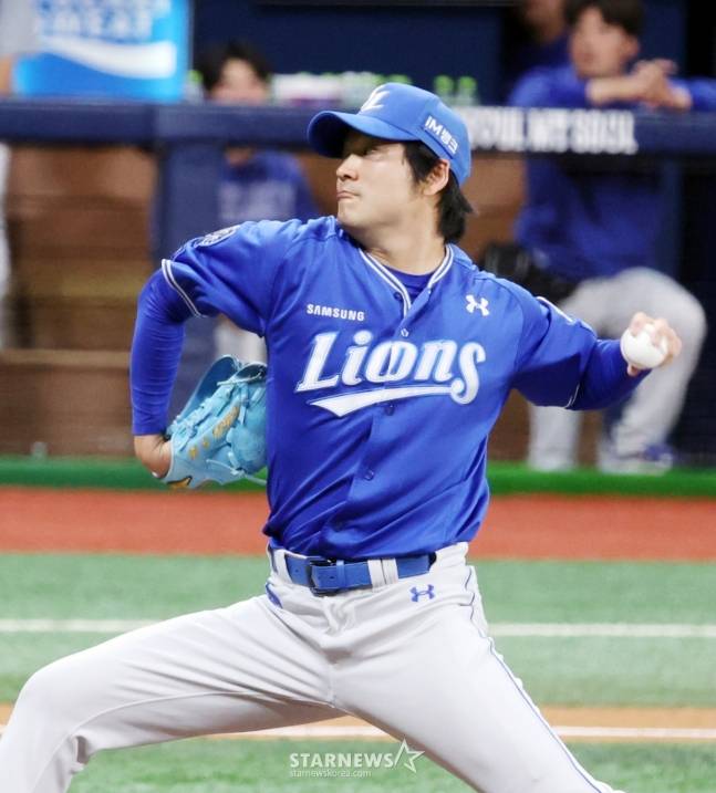 삼성 백정현. /사진=강영조 선임기자