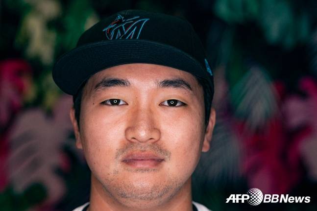 마이애미 유니폼을 입은 고우석. /AFPBBNews=뉴스1