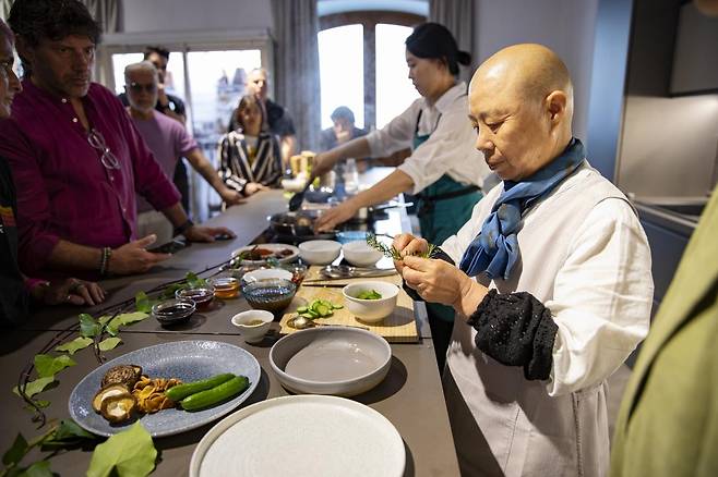 정관 스님의 한식 마스터클래스 [주이탈리아 한국문화원 제공. 재판매 및 DB 금지]