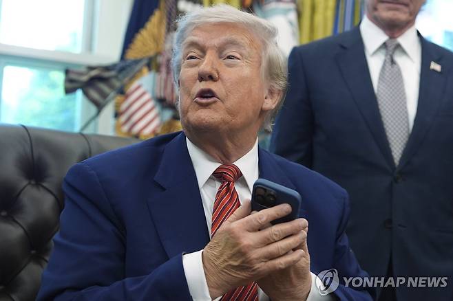 도널드 트럼프 미국 대통령 [AP 연합뉴스 자료사진. 재판매 및 DB 금지]