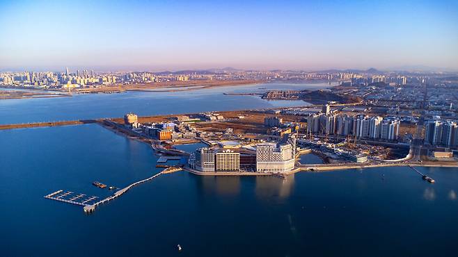 ▲ 경기도 시흥소재 거북섬 전경. /연합뉴스