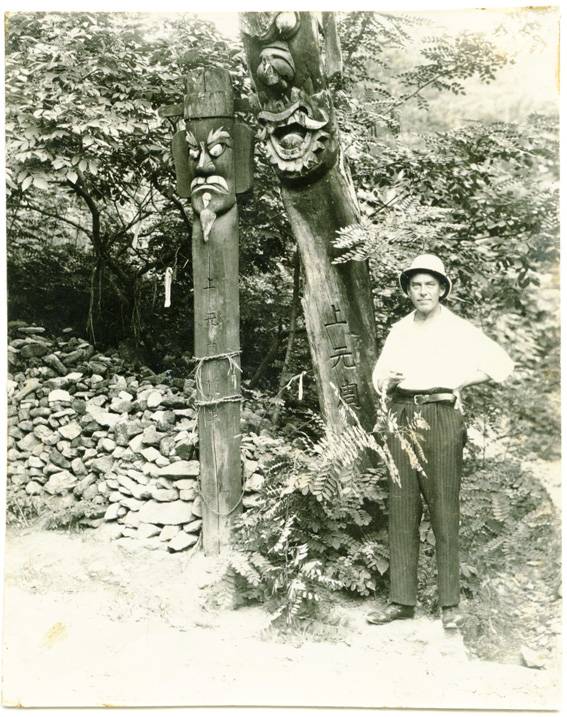 1929년 한국 탐험 중 발터 스퇴츠너(ⓒ발터 스퇴츠너 가문)