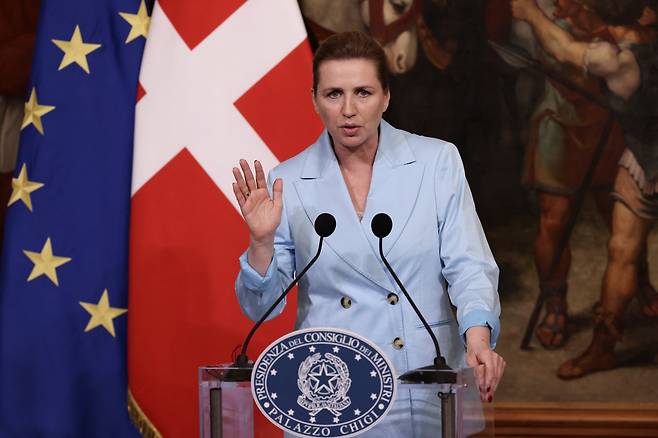 메테 프레데릭센 덴마크 총리 / 로이터=연합뉴스