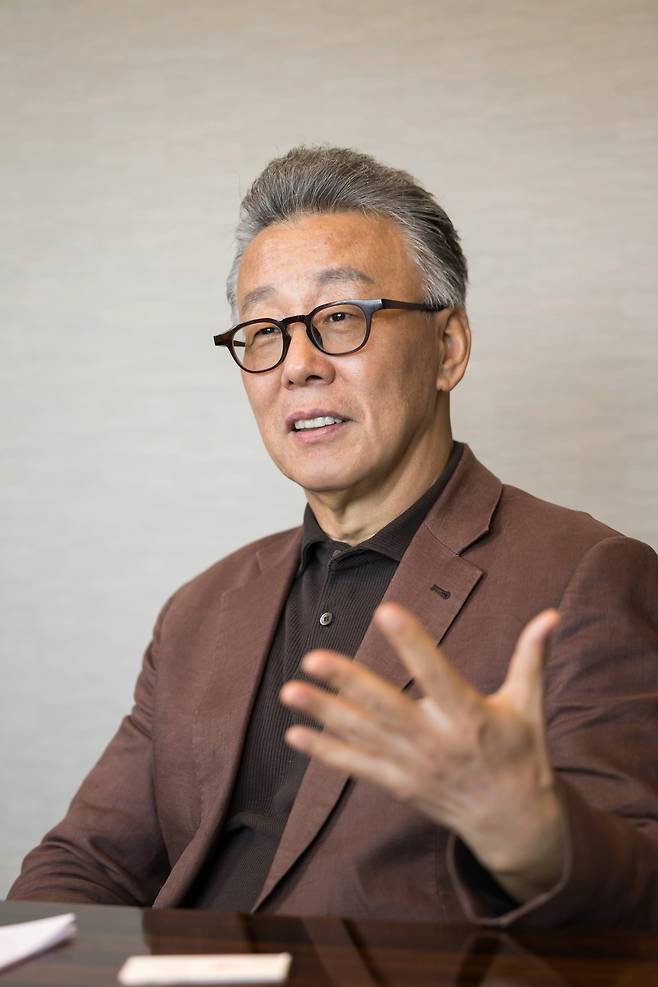 남기덕 메리어트 인터내셔널 한국·베트남·필리핀 지역 담당 대표가 지난 13일 JW메리어트 동대문에서 조선비즈와 인터뷰하고 있다. /메리어트 인터내셔널 제공