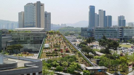 정부세종청사 옥상정원 전경. 대전일보DB