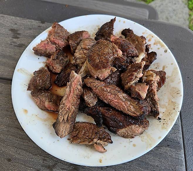 20250518_130102.jpg 펜션에서 바베큐 해봤어요