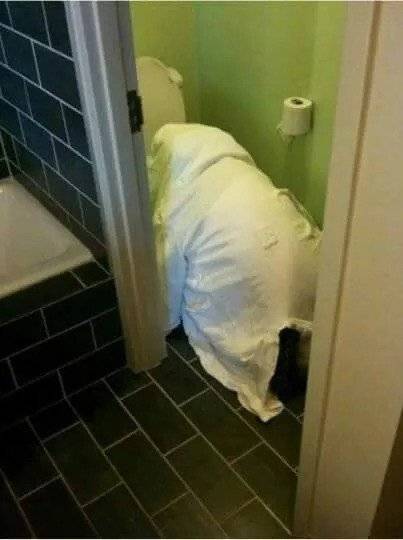 해외 호텔 투숙객들의 장난.jpg