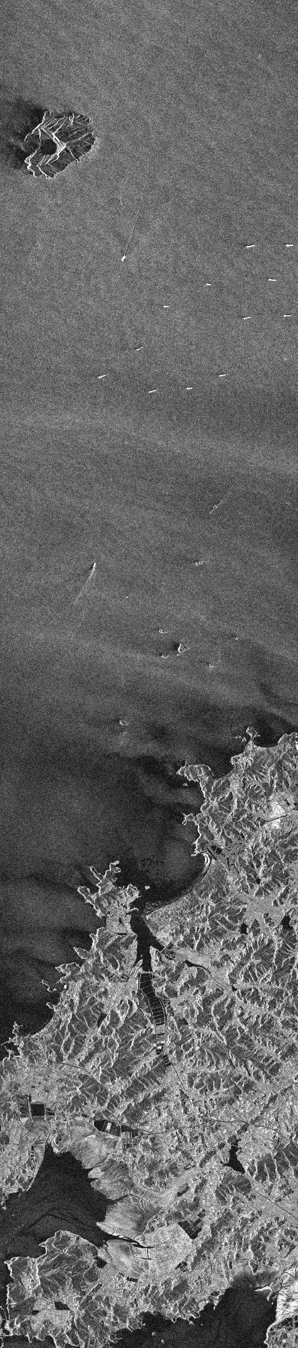 차세대소형위성2호가 촬영한 충남 태안군 태안해안국립공원의 신두리해안사구. [사진=KAIST]