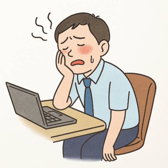 직장인 10명 중 4명이 아파도 유급병가를 사용하지 못하고 있는 것으로 나타났다. [사진=챗GPT 생성]