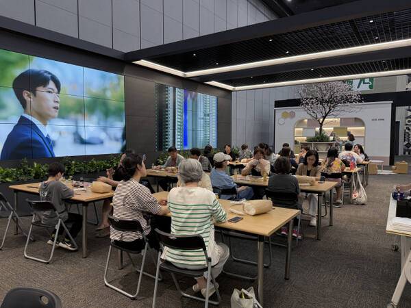 지난 21일 오후 방문한 고양 킨텍스. 고양창릉지구 LH 주택전시관(킨텍스 6A홀)에서는 ‘쓰임:잇다’ 업사이클 체험 활동이 진행됐다. 이지민기자