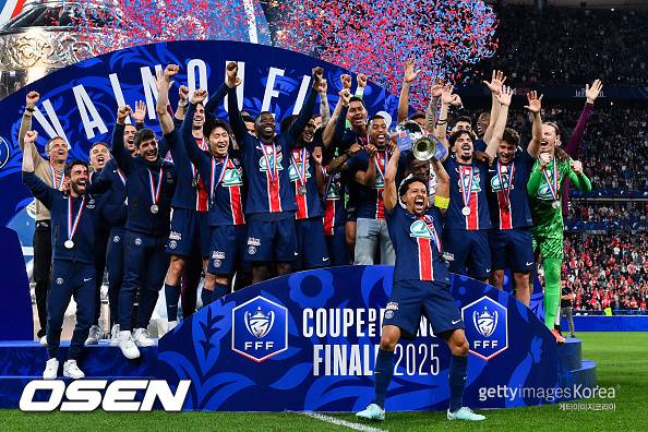 [사진] 파리 생제르맹 ⓒGettyimages(무단전재 및 재배포 금지)