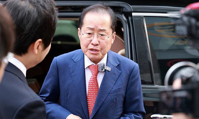 홍준표 전 대구시장. 연합뉴스