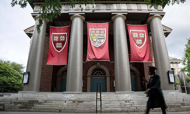 미국 매사추세츠주 케임브리지에 있는 하버드 대학교 캠퍼스의 전경. 신화연합뉴스