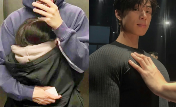 최근 중국에서 비용을 내고 근육질 남성과 포옹하는 ‘핀하오바오’(拼好抱) 서비스가 빠르게 확산하고 있다. 샤오홍슈 캡처