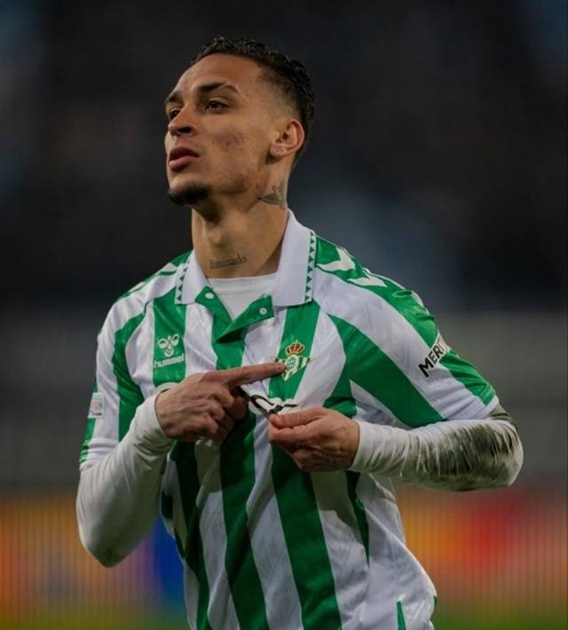 안토니의 골 세리머니. /사진=레알 베티스 SNS