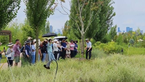 정원과 관련한 체험 교육 장면. <ACC 제공>