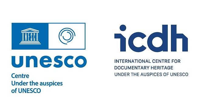 행정안전부 국가기록원 산하 유네스코 국제기록유산센터(ICDH) 로고.