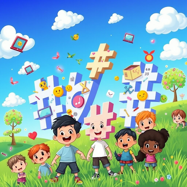 톡톡 용어 - 해시태그 (AI로 이미지 생성)