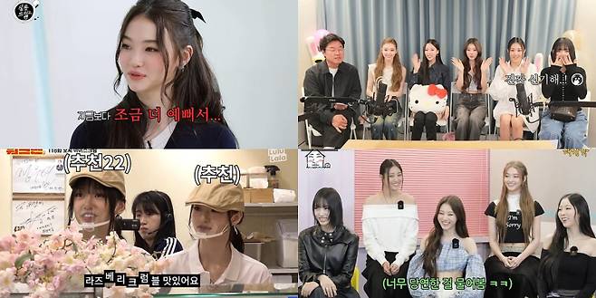 사진=웹 예능 ‘살롱드립2’ ‘채널 십오야’ ‘워크맨2’ ‘집대성’ 캡처.