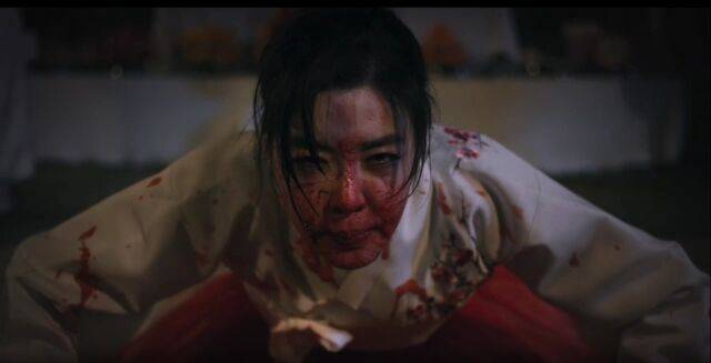 영화 '신명'의 김규리./ ㈜열공영화제작소