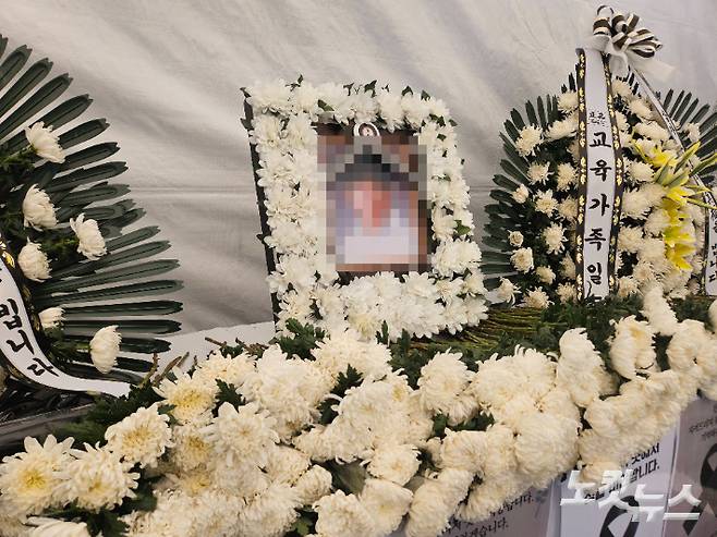 A 교사 분향소. 고상현 기자