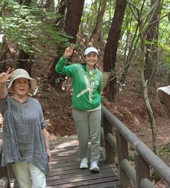 박정수(왼쪽), 임성언/사진=정찬 계정