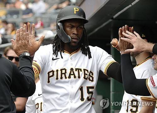 메이저리그 최고 타구 속도를 기록한 오닐 크루스 [Imagan Images=연합뉴스]