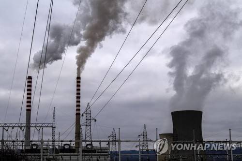 북마케도니아의 한 화력발전소 [EPA 연합뉴스 자료사진]