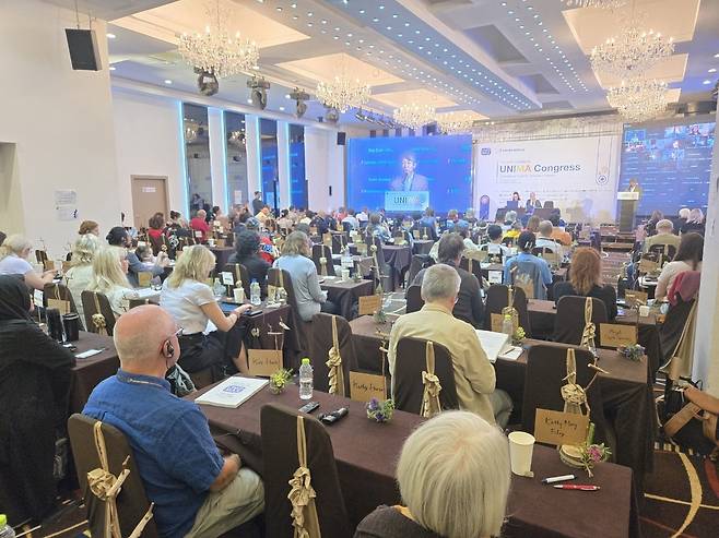 춘천 유니마총회 개회식 [촬영 이상학]