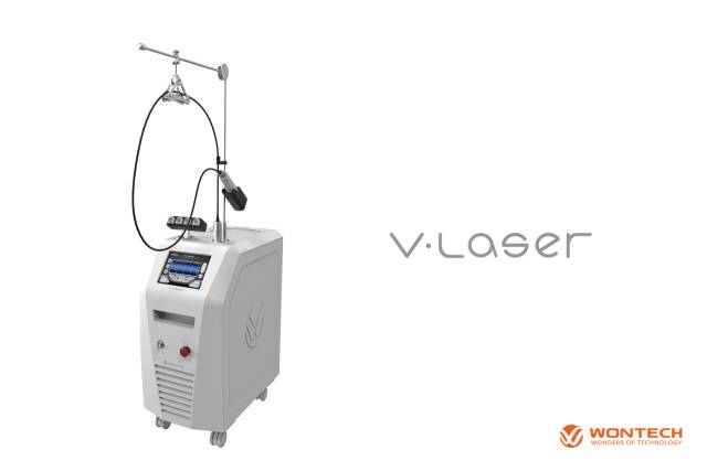 원텍㈜의 레이저 장비 '브이 레이저'(V-Laser). 원텍 제공