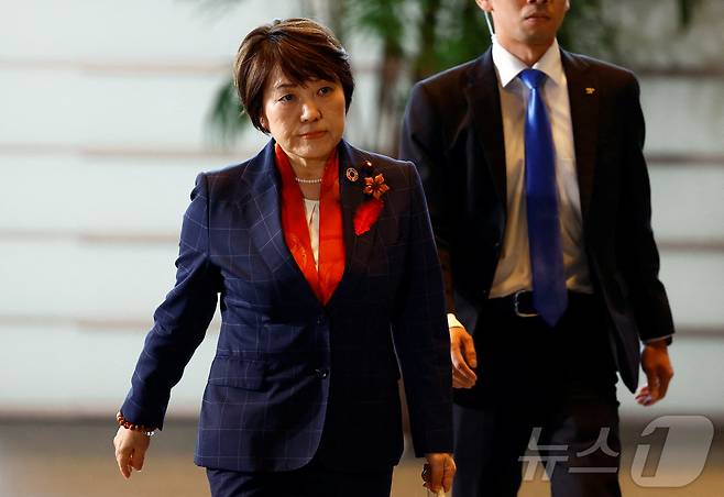 아베 도시코 일본 문부과학상 2024.10.01 ⓒ 로이터=뉴스1 ⓒ News1 정지윤 기자