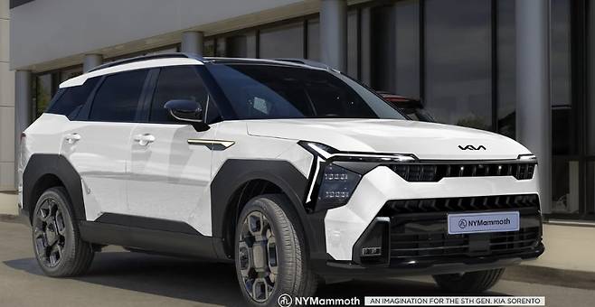 기아 쏘렌토 5세대 풀체인지 모델 예상도 (출처:뉴욕맘모스)