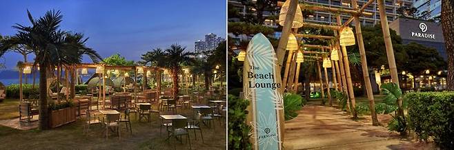 파라다이스 호텔 부산 더 비치 라운지ⓒ파라다이스 호텔