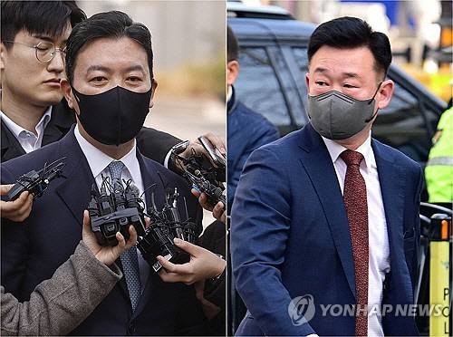 김성훈 전 경호차장과 이광우 전 경호본부장[연합뉴스 자료사진]