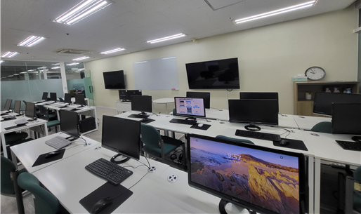 NCIA 교육센터 강의실 전경