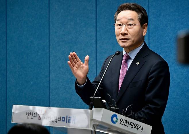 유정복  인천시장. 인천시 제공