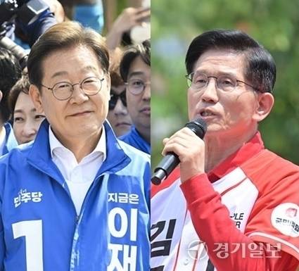 더불어민주당 이재명 후보(왼쪽), 국민의힘 김문수 후보. 경기일보DB