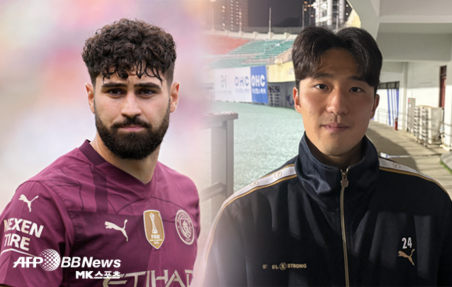 요슈코 그바르디올(왼쪽) - 한현서(오른쪽). 사진=ⓒAFPBBNews = News1, 김영훈 기자