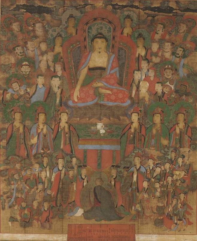 [서울=뉴시스] 송광사 영산회상도 (사진=대한불교조계종 제공) 2025.05.27 *재판매 및 DB 금지