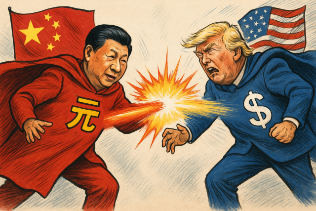 중국 위안화가 미국 달러 중심의 글로벌 금융 질서에 균열을 내며 존재감을 드러내고 있다./AI이미지